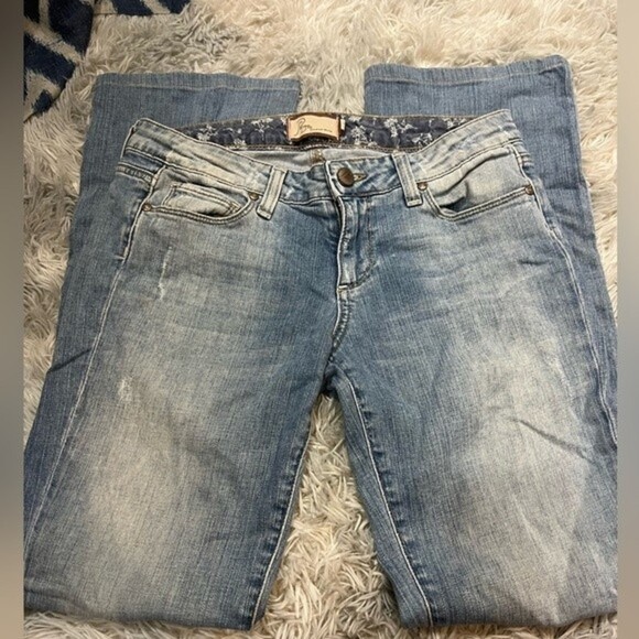 Paige Benedict Canyon Premium Denim Bootcut Jeans 27 - Picture 1 of 7